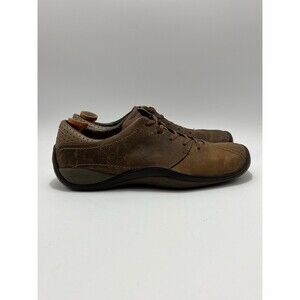 Merrell Oxford Mens 12 Oak Tan Leather Ortho Lite Casual Athletic J43975 Comfort